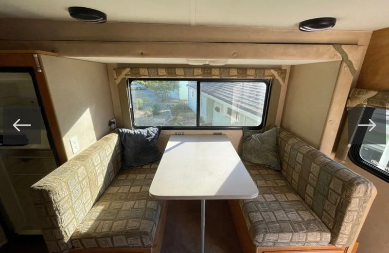  and integrated trash bin.|Inside this rv rental is a compact wet bath — photo 8
