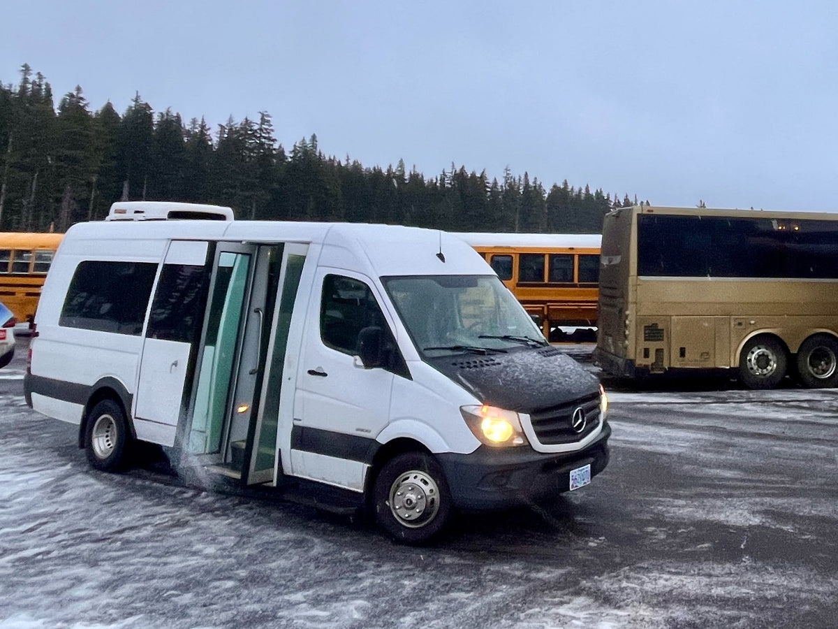  with two camping chairs set by the shore. Ideal for a scenic outdoor getaway.|Cozy breakfast in an rv rental: pancakes — photo 6