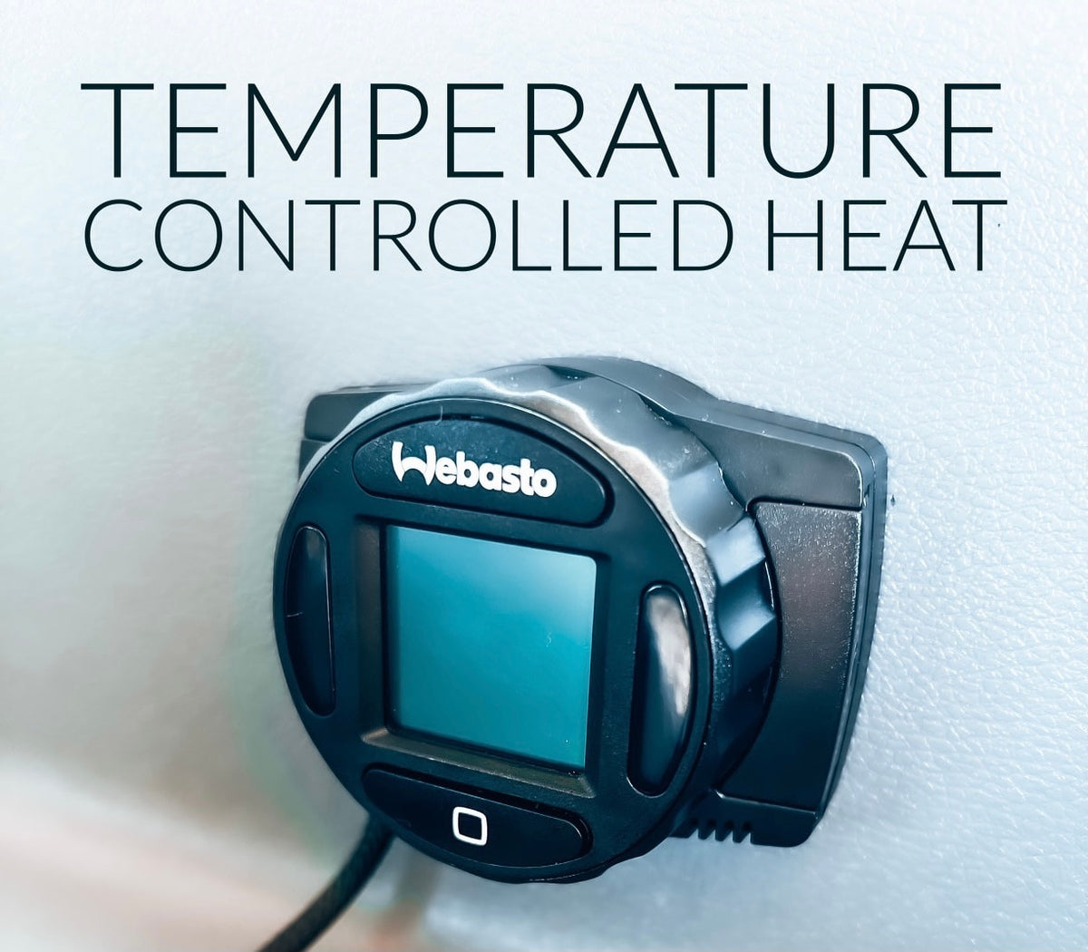 Webasto thermostat in RV rental, offering precise temperature-controlled heat for comfort. — photo 20