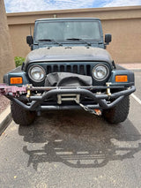 1997-2006 Jeep Tj Off Road Front Bumper and Winch in Phoenix, AZ (photo 1)