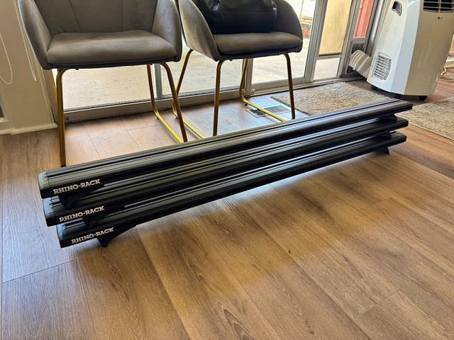 Roof Rack Cross Bars - 3x Rhino Rack Reconn-Deck Bar (59") + RCL Locking Legs (x6) in Los Gatos, CA (photo 1)