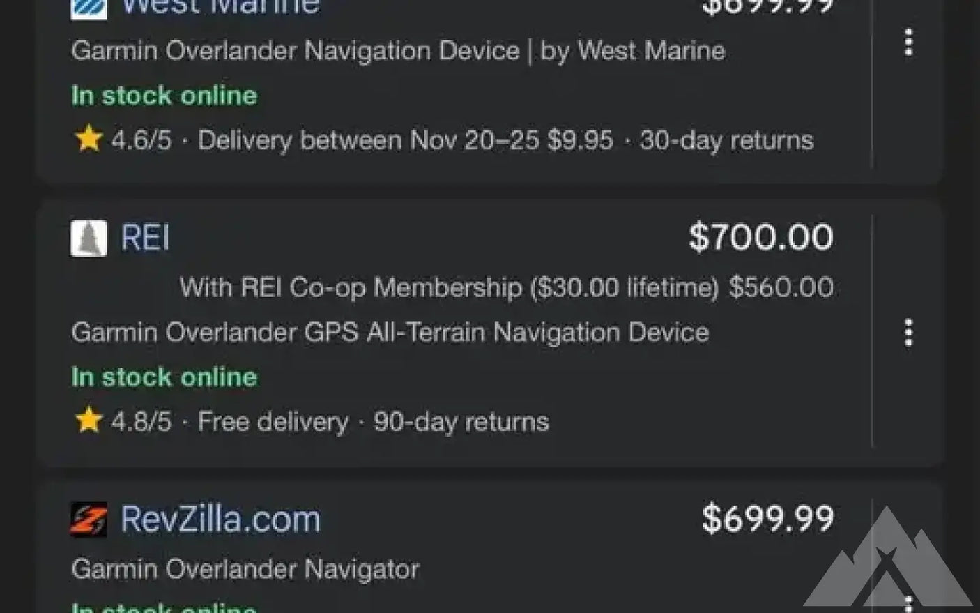 Garmin Overlander — used gear for sale (photo 3)