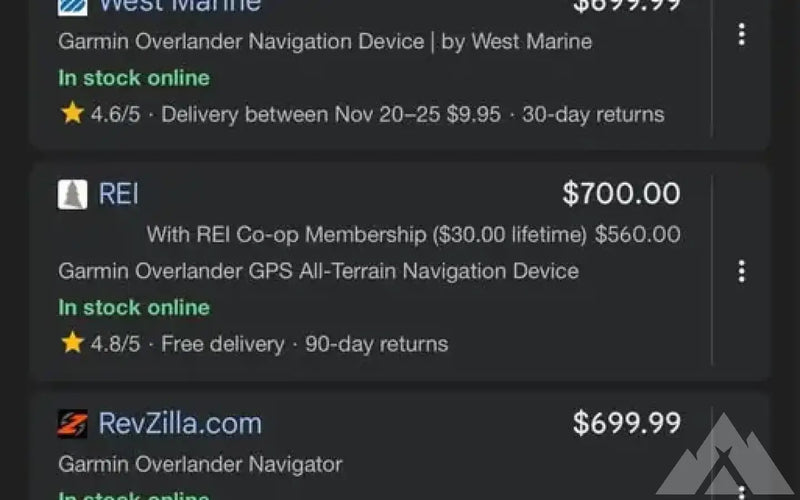 Garmin Overlander — used gear for sale (photo 3) — photo 3