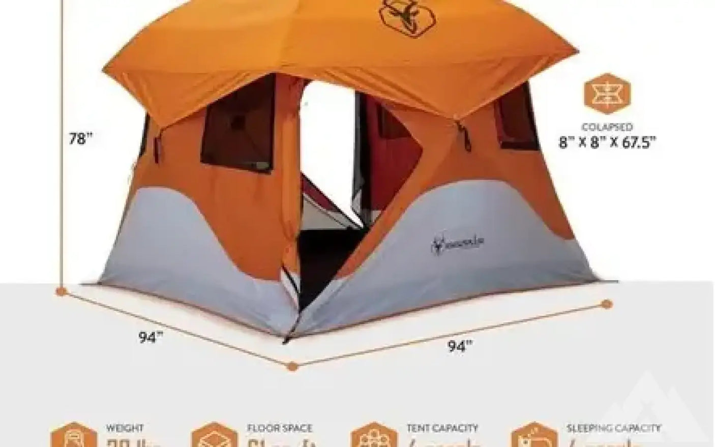 Gazelle T4; 4 person tent — used tents & canopies for sale (photo 2)