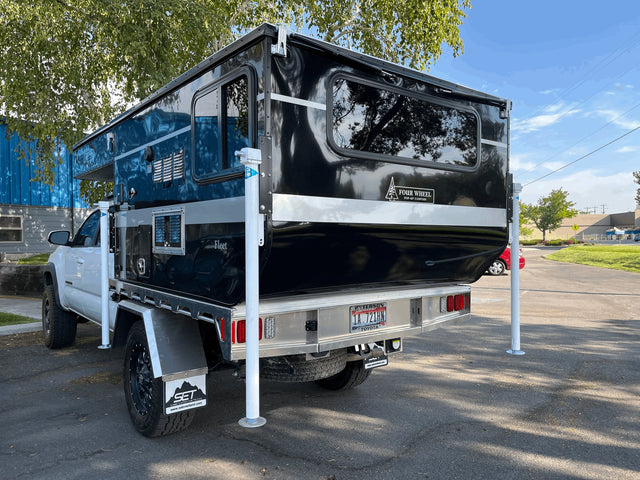 2018 Tacoma TRD Off Road with 2022 Four Wheel Camper Fleet Flatbed — photo 3