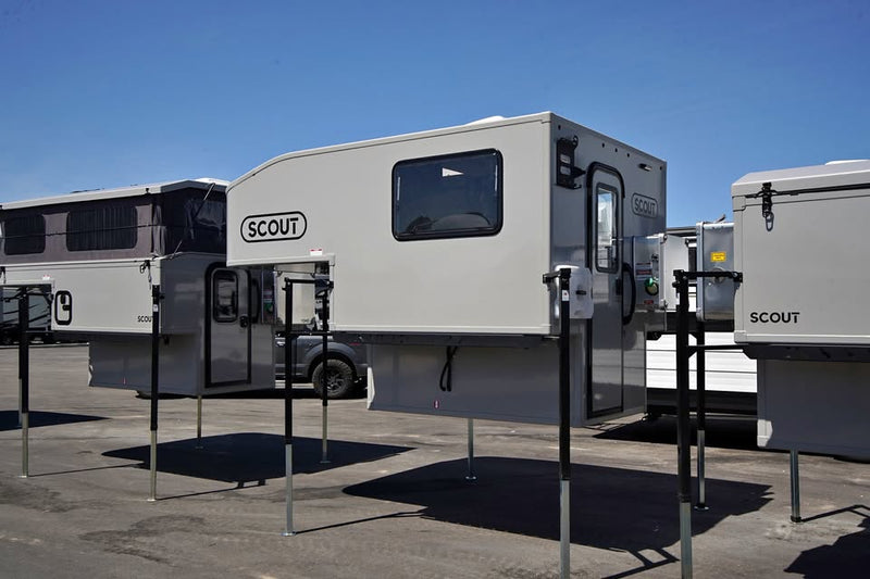 2026 Scout Olympic Slide In Cabover Truck Camper Sage Green 33399 in Boise, ID (photo 1) — photo 1