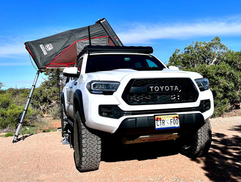 Adventure Ready! - Toyota Tacoma TRD Pro w/ iKamper Rooftop Tent overland rental