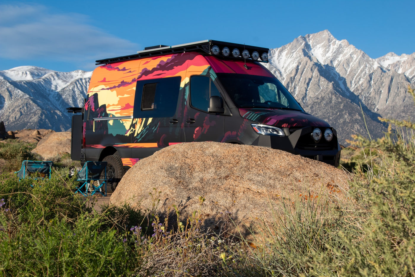  wrapped with vibrant mountain art — photo 2