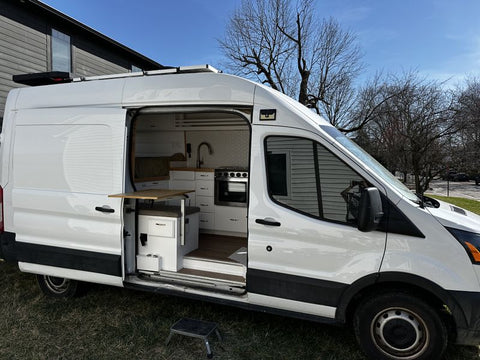 2019 Ford Transit High Roof Camper Van | Off-Grid Ready overland rental