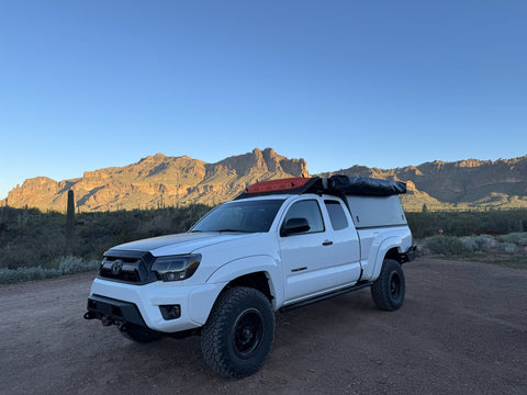 The Arizona Explorer: GoFast Camper + Tacoma Overland Build overland rental