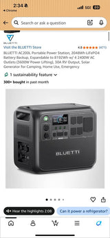 BLUETTI AC200L Portable Power Station in Seattle, WA (photo 3)