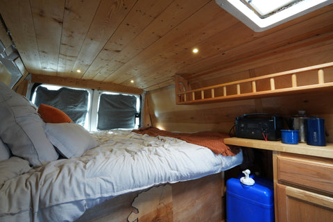 Woodie-01 Ford E250 Camper Van-WHT — photo 5