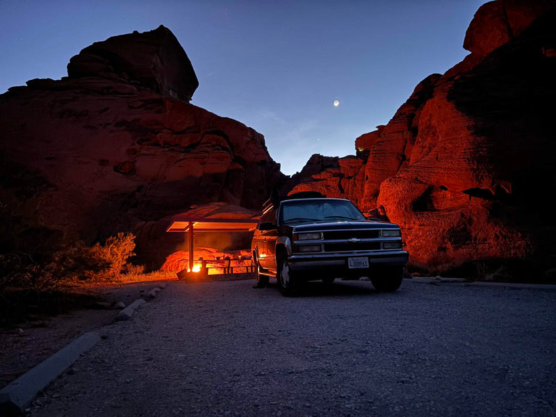  glowing red rock cliffs — photo 1