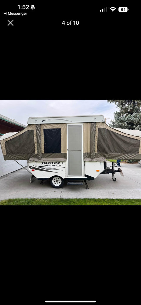 Cozy, Lightweight Tent Trailer – Perfect for Family Adventures! overland rental