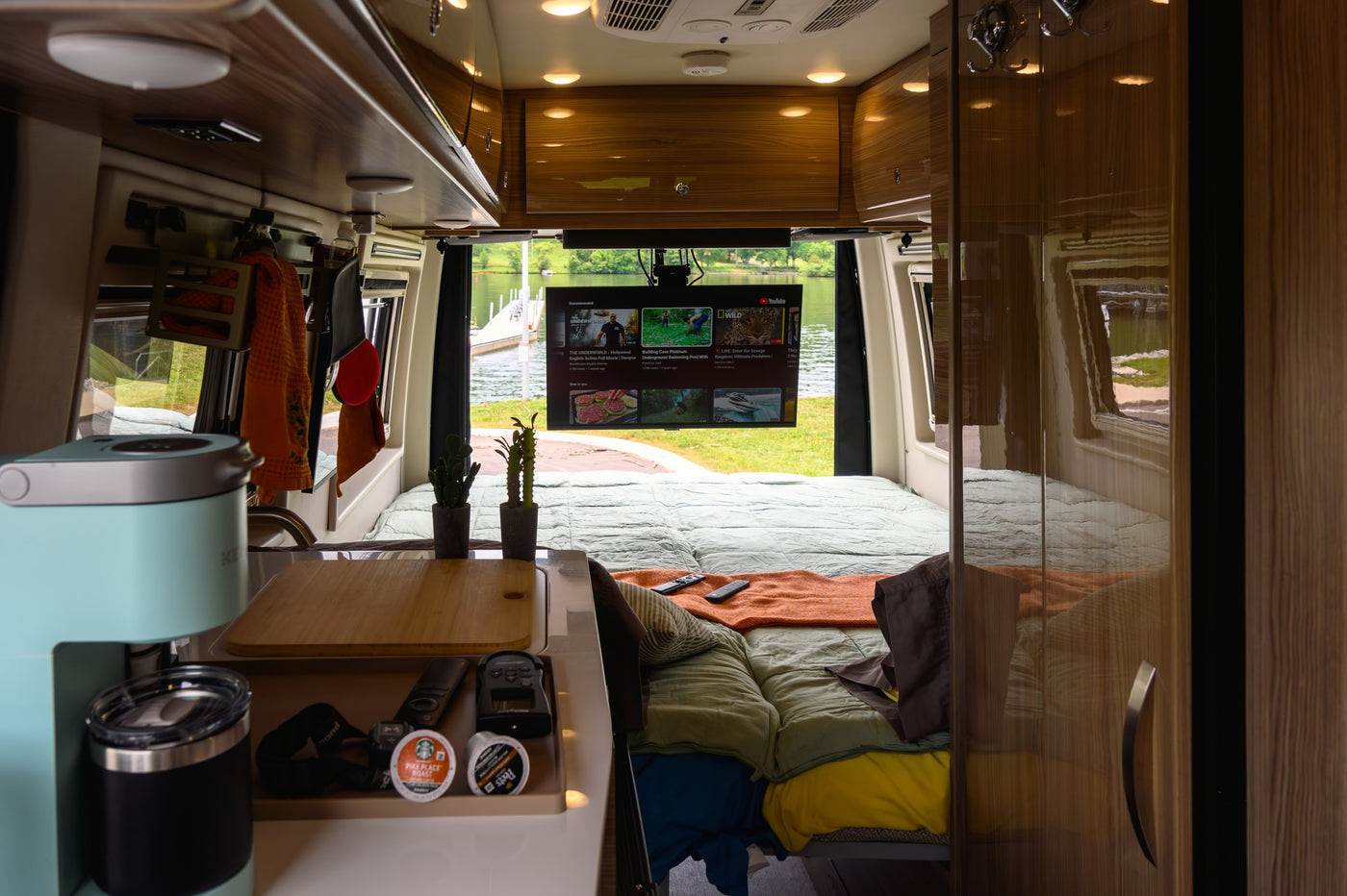  ready for a fresh brew in an RV rental.|A compact — photo 7