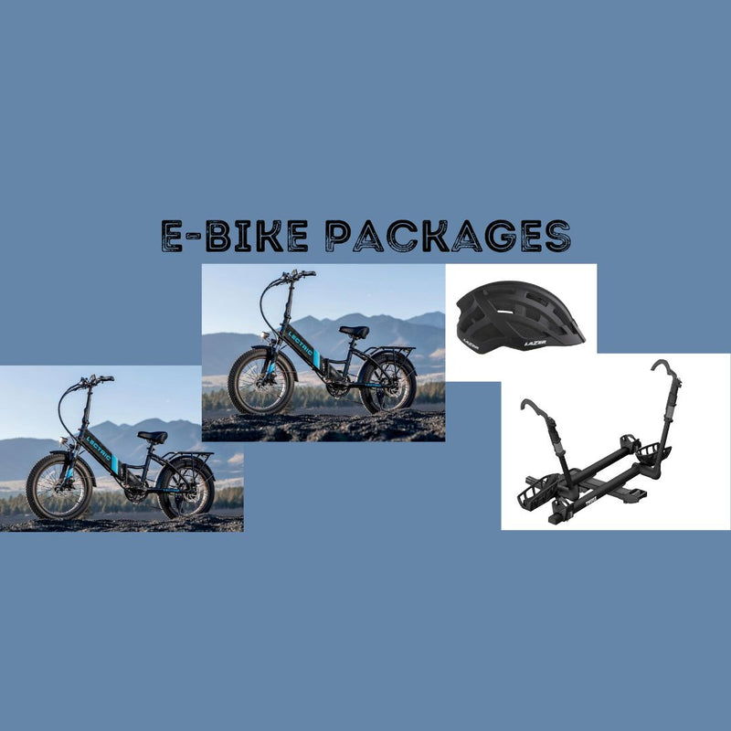 E-bike packages for your RV rental: Lectric bikes, helmet, and bike rack shown for outdoor adventures. — photo 8
