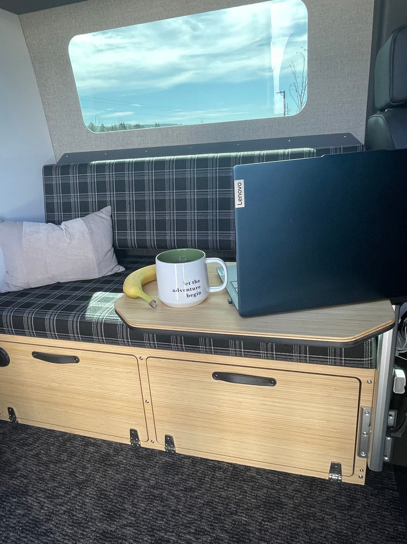  and modern amenities.|RV rental: Relax in a comfy bed in your camper van — photo 10