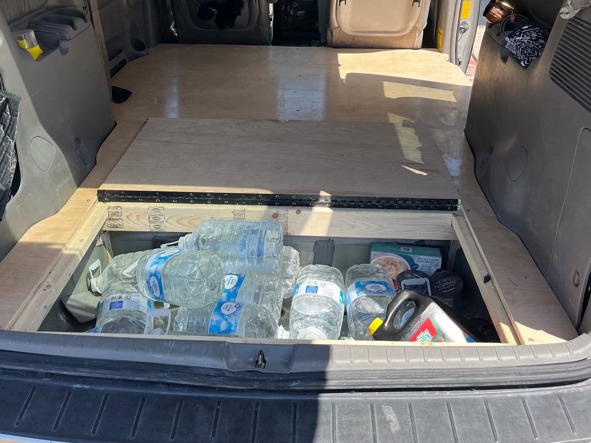  perfect for a DIY camper or RV rental adventure.|Inside an RV rental minivan — photo 6