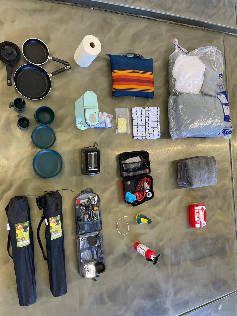  and a colorful rug.|RV rental outdoor kitchen featuring a Keurig coffee maker — photo 13