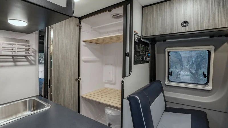  plus seating.|Inside a modern **rv rental** camper van — photo 2