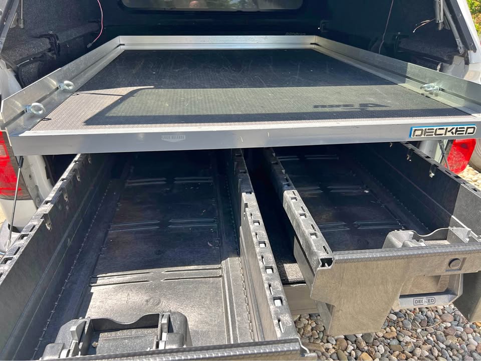 DECKED Truck Bed Drawer System came off a 2015 Chevy crew cab short bed in Ripon, CA (photo 1) — photo 1