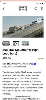 Lone peak max trax mounts in Portland, OR (photo 2)