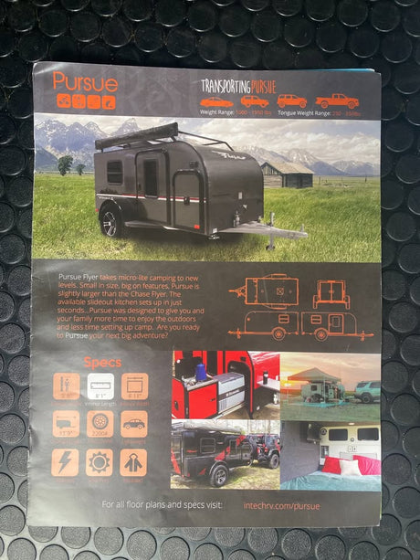 2018 Intech Flyer Persue Camper Trailer