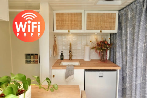 Free WiFi, Unlimited Miles, AC, Indoor HOT Shower, Projector & more! overland rental