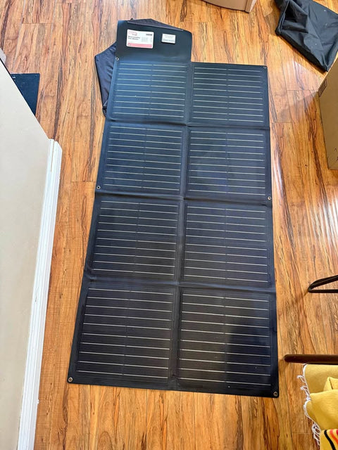 Redarc 160W MONOCRYSTALLINE FOLDING SOLAR BLANKET ANDERSON PLUG SMFB1160 GREAT SHAPE
