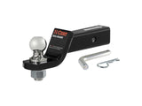 CURT trailer hitch ball mount, ball, pin, & clip for RV rental towing. Essential for safe RV travel.