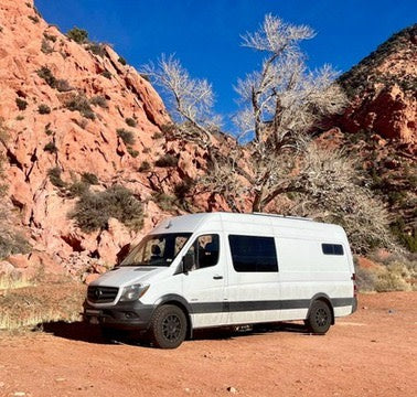 Adventure-Ready Mercedes Sprinter Camper Van overland rental