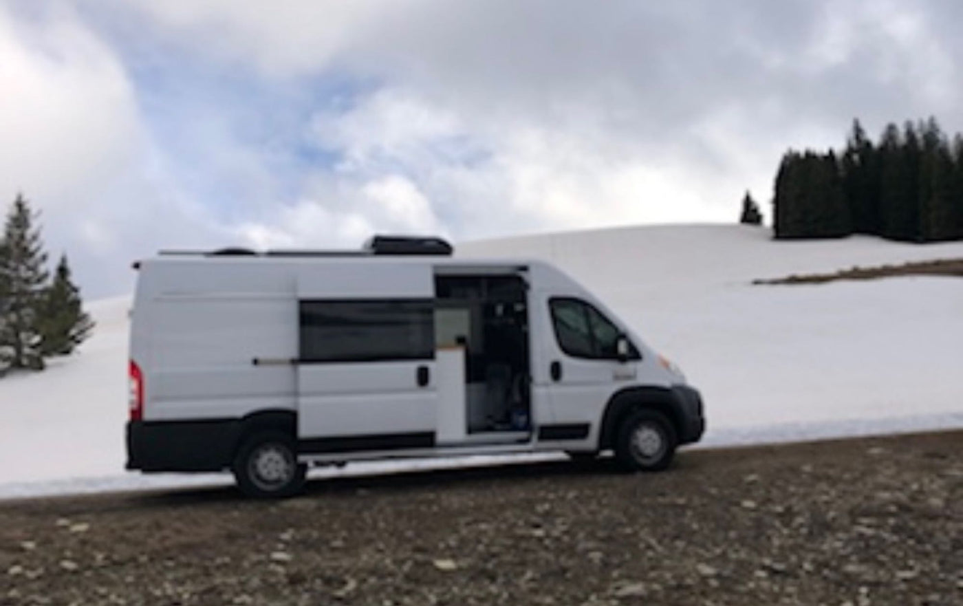 and white paneled walls.|Inside an RV rental — photo 16
