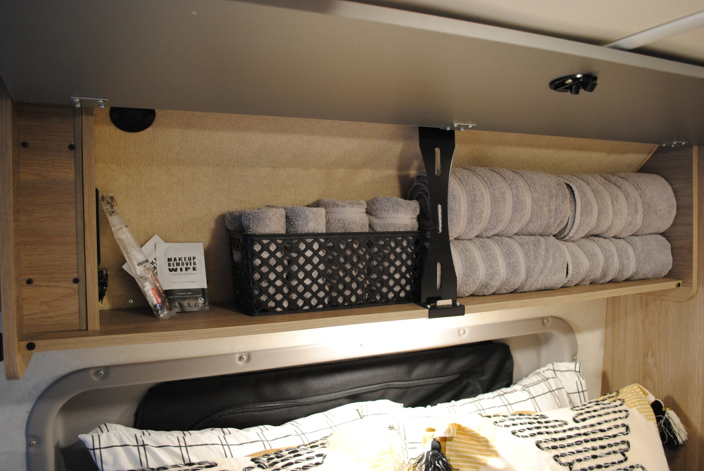  neatly stocked with organized blue cutlery — photo 18