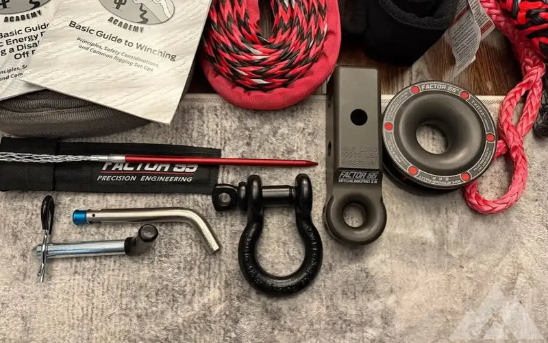 Huge offroading recovery kit - Factor55, Warn, etc — new gear for sale (photo 4) — photo 4