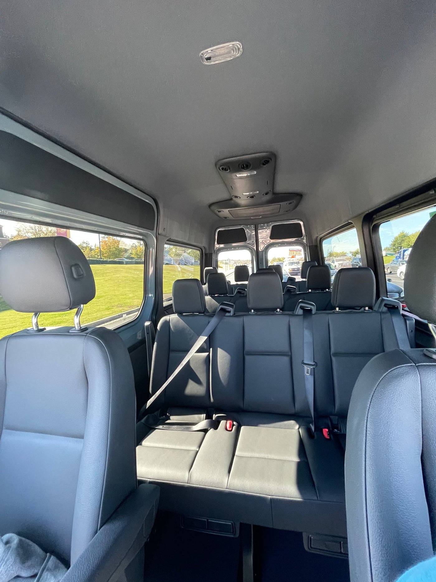 Inside an RV rental