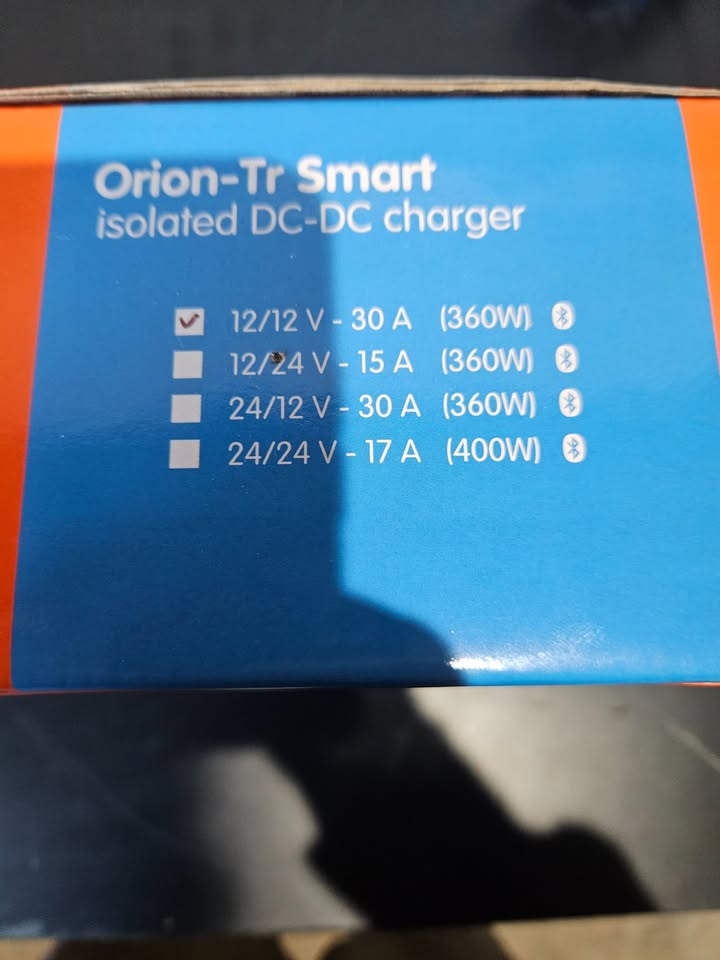 Victron Orion-Tr Smart DC to DC Charger (Bluetooth) - 12/12-Volt 30 amp 360-Watt in Mendocino, CA (photo 3)