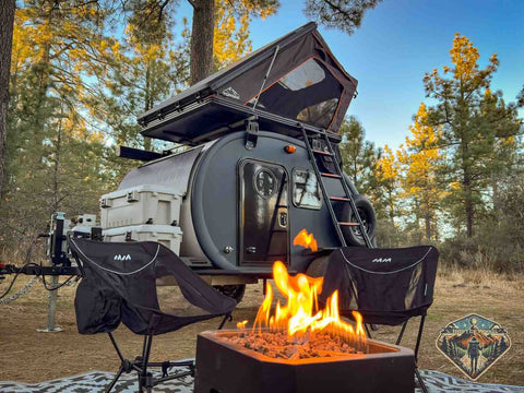Bean Teardrop Tow Trailer – Off-Grid Ready! Ultra-Lightweight, Easy Towin overland rental