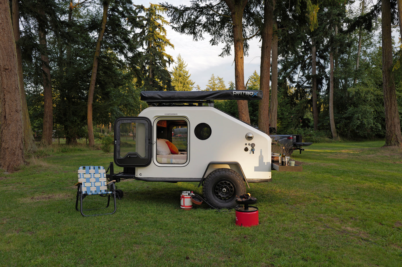 Four Person All-Electric 2024 Super-Powered Teardrop Trailer — photo 9