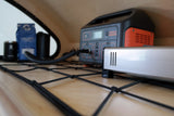  ideal for RV rental. Rugged trailer with roof rack & toolbox.|RV rental essentials: Jackery power station