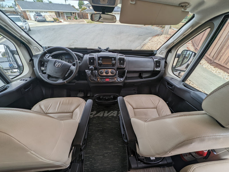  and the front cabin area.|Explore this RV rental's cozy interior — photo 9