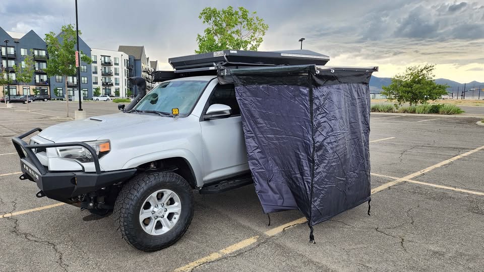 5th Gen 4Runner Eezi-Awn Stealth Rooftop Tent, K9 Rack, Cube, Swift Awning and Swift Wall Set in South Jordan, UT (photo 10)