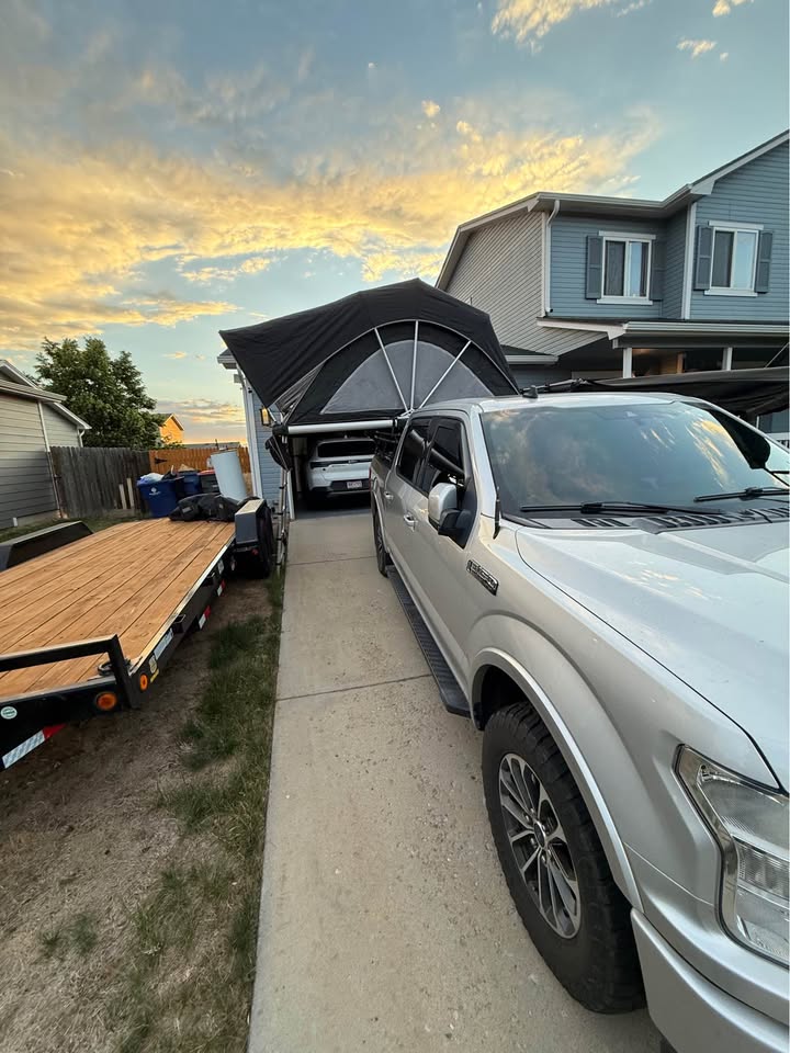 Free Spirit Recreation Rooftop Tent and Awning with RCI Bed rack in Frederick, CO (photo 8) — photo 8