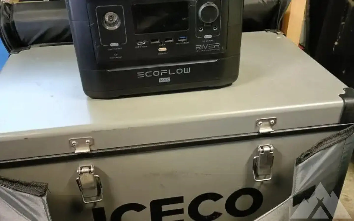 ICECO Car Fridge + Power Station + Solar Panel Com — used coolers & fridges for sale