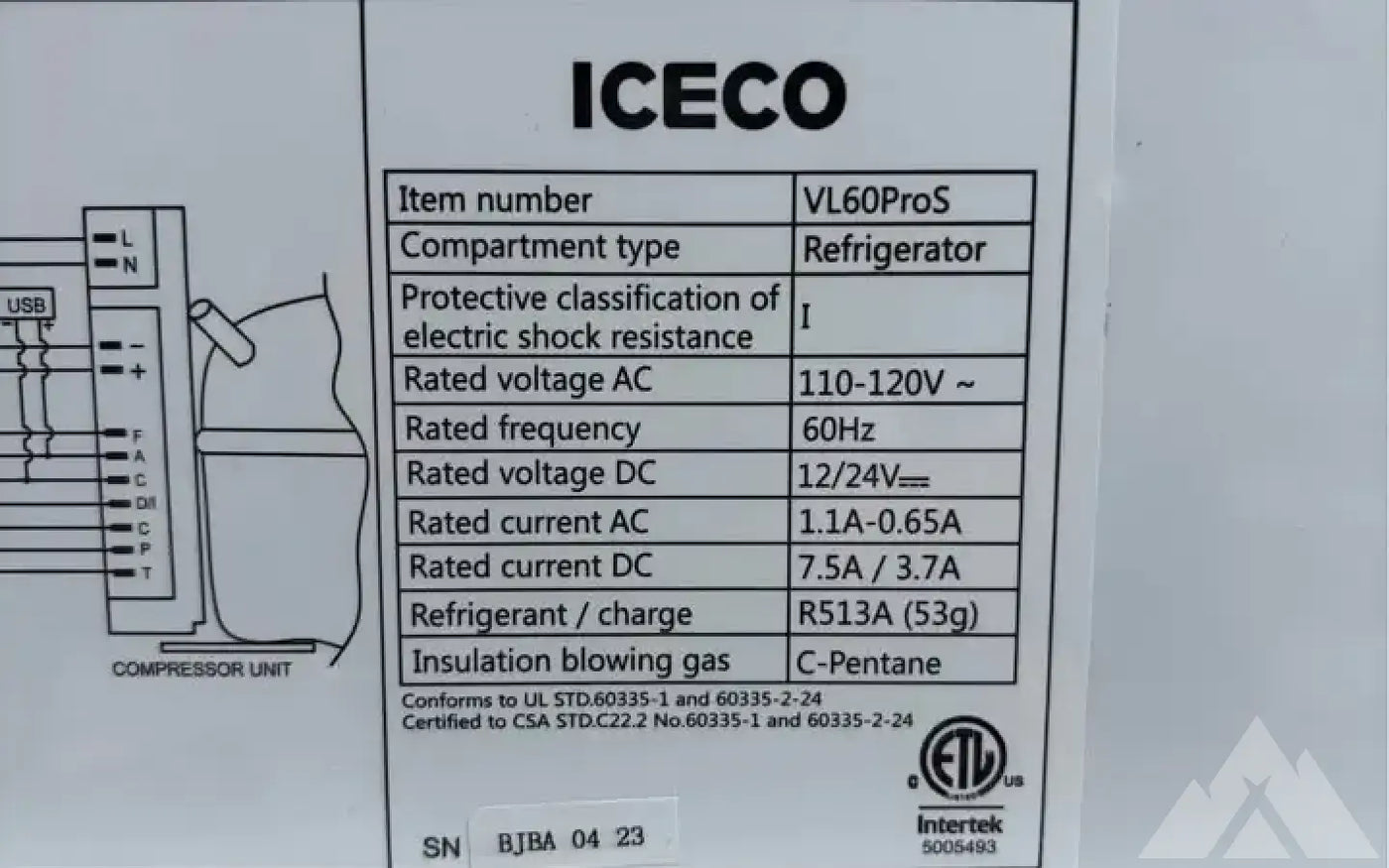 ICECO Fridge VL60Pros — used coolers & fridges for sale (photo 4) — photo 4