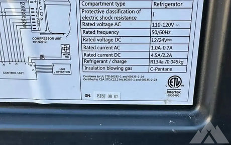 ICECO JP50 12v Fridge/Freezer — used coolers & fridges for sale (photo 5)