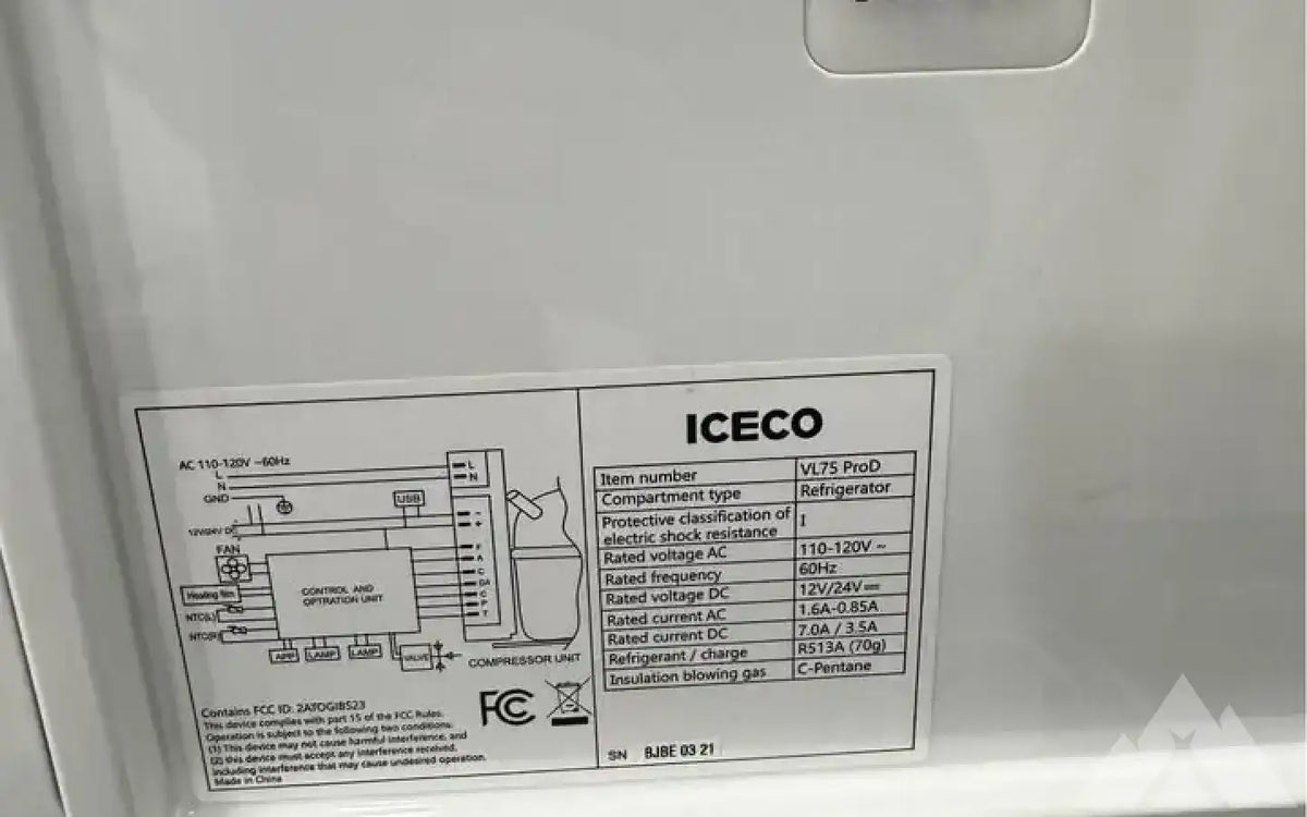 Iceco VL75 prod 12v refrigerator — new coolers & fridges for sale (photo 4) — photo 4