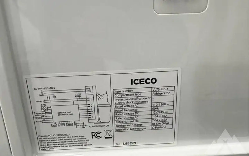 Iceco VL75 prod 12v refrigerator — new coolers & fridges for sale (photo 4) — photo 4