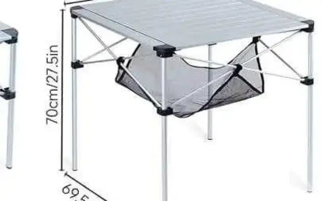 iClimb Lightweight Stable Alu. Folding Square Tabl — photo 2