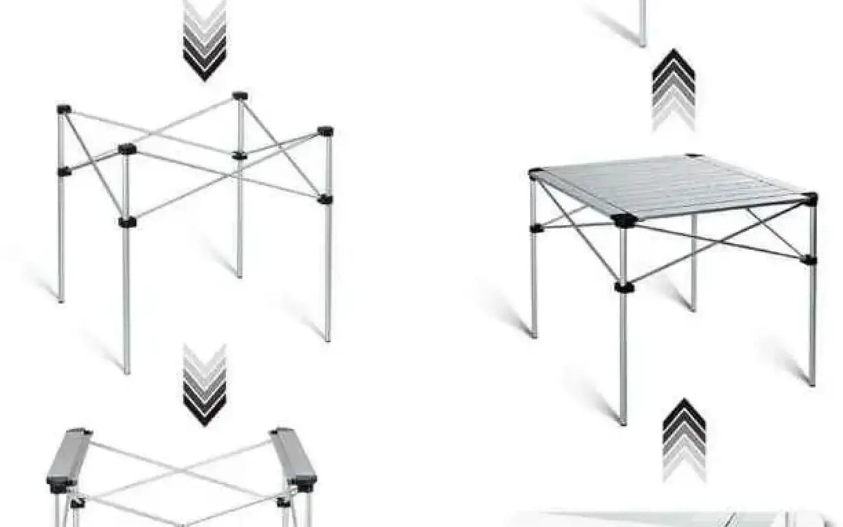 iClimb Lightweight Stable Alu. Folding Table — new camp furniture for sale (photo 2) — photo 2