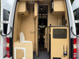 Luxury Mercedes Coach | Massage Chairs & Bathroom